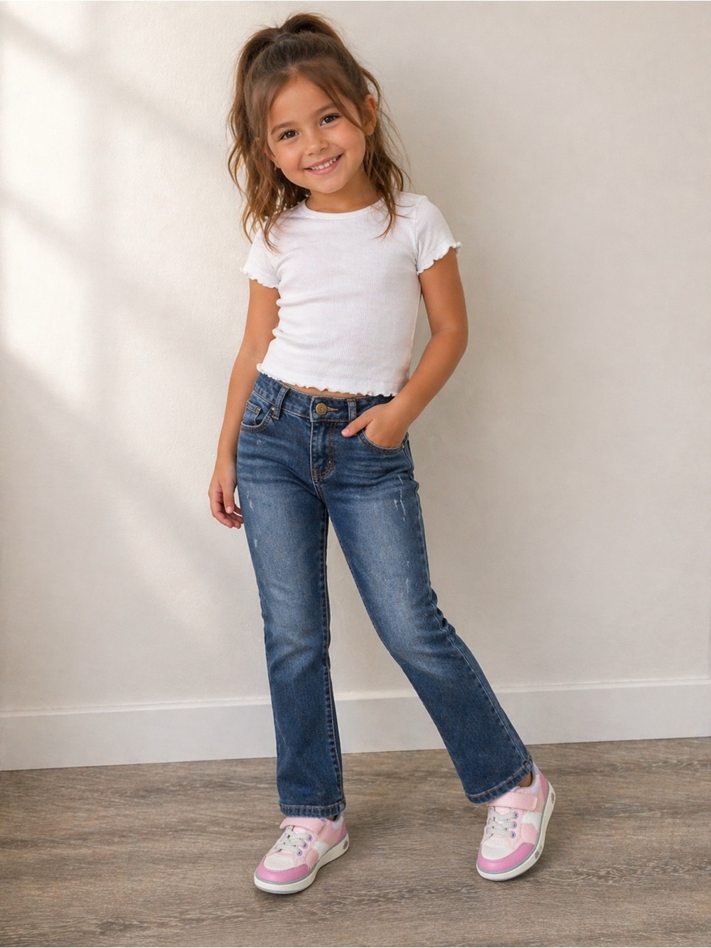 • See Kai Run • Girls Sneakers Pink / White
Size 10